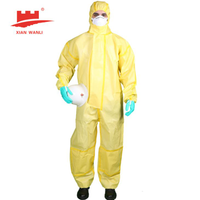 Anti-static Yellow Disposable Safety Coverall Anti-static