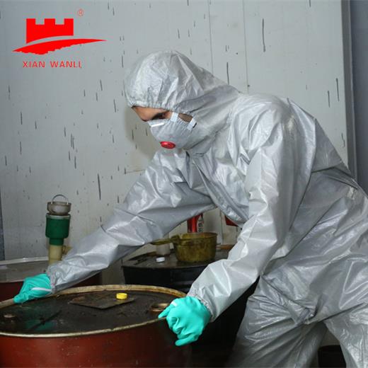 Cat. III TYPE 3 And 4 Chemical Liquid Tight Coverall