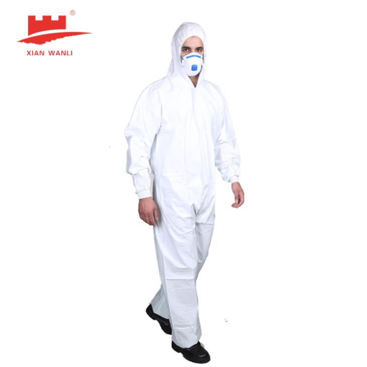 Microporous Breathable SMS Triangle Disposable Coverall