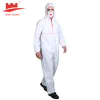 White Disposable Safety Coverall for Emergency Services